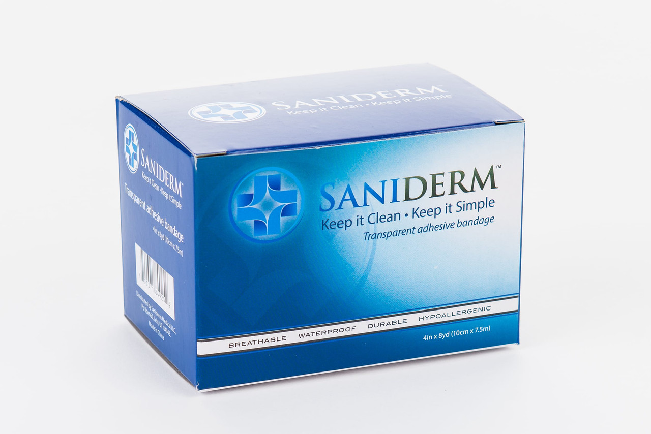 Saniderm Tattoo Aftercare Bandage, Heal Your Tattoo Faster, 1 Roll (8in x  8yd) - Walmart.com