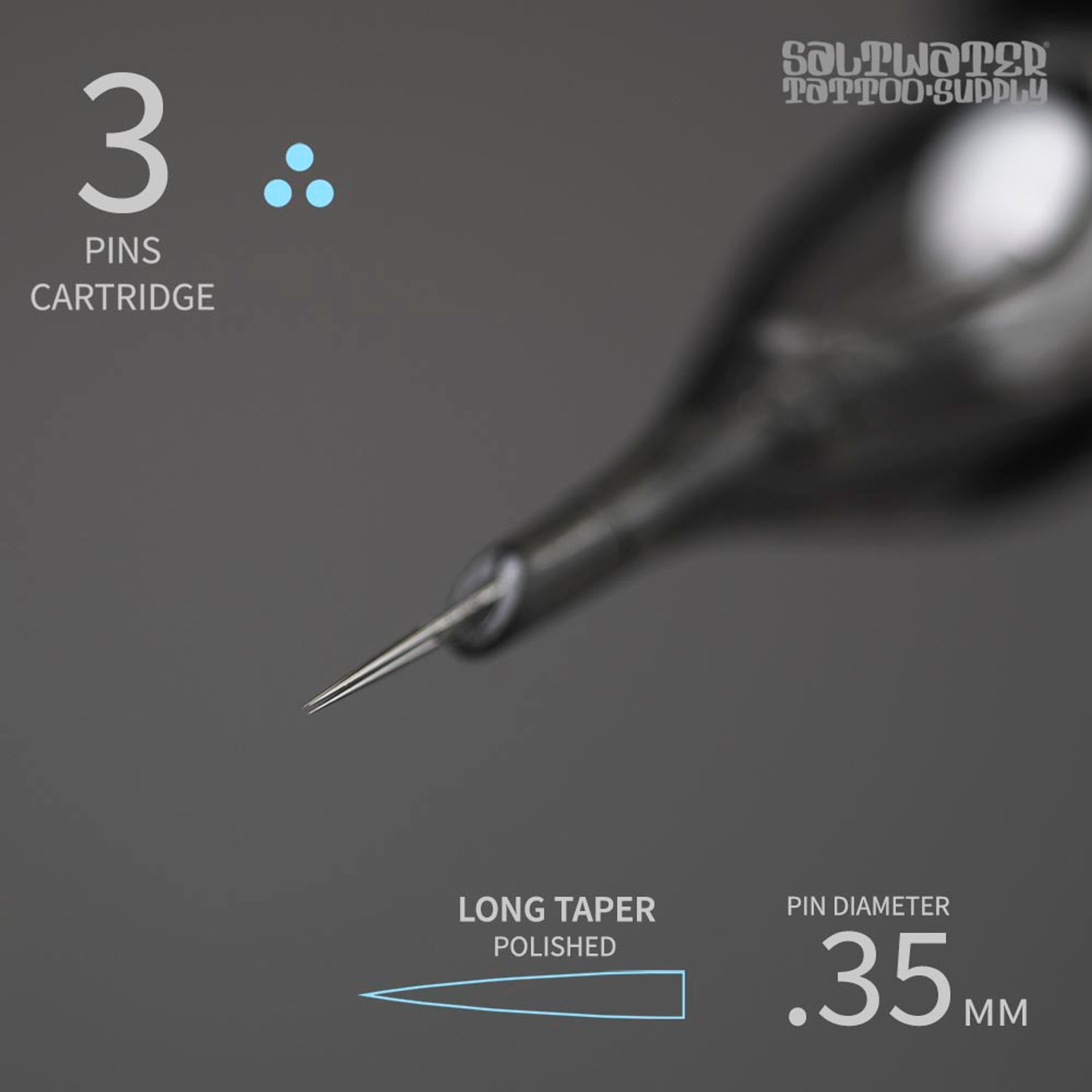 Membrane Cartridge Needles Round Liners Saltwater Tattoo Supply