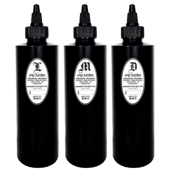 Dynamic Black Tattoo Ink  8 oz Bottle l Black Tattoo Ink