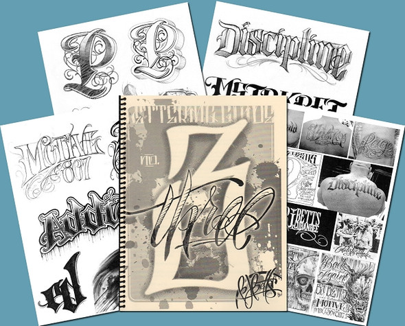 BJ Betts - The Traveling Lettering Guide – BELZEL BOOKS