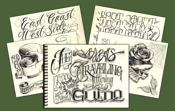 Traveling Lettering Guide - by BJ Betts