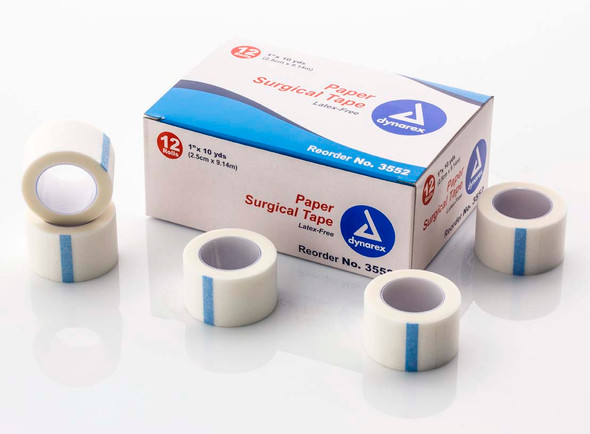 Paper Surgical Tape - 12 rolls per box