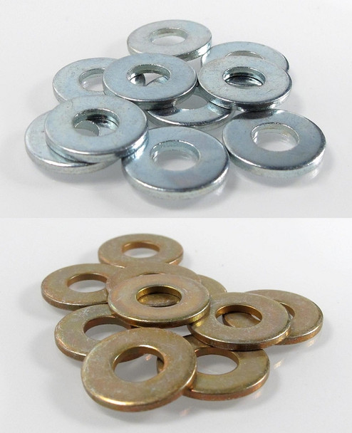 Flat #8 Large Washers ~ 10 pack (a-bar washers)