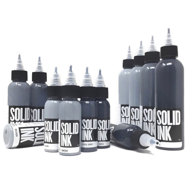 Solid Ink Opaque Set - 1oz ( 12 colors / 1oz )