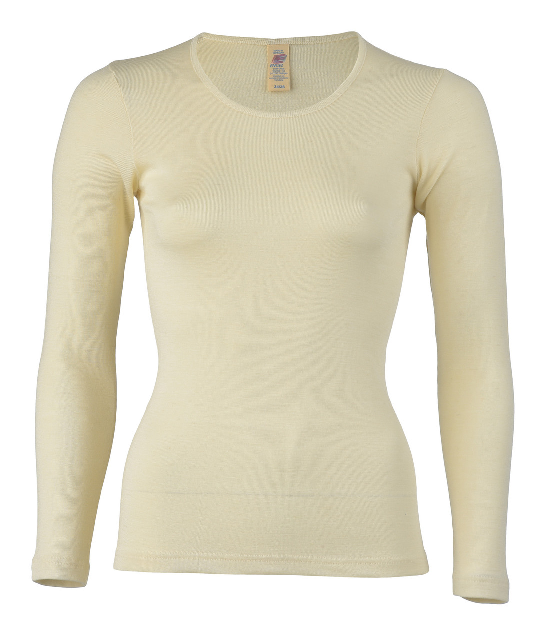 Engel Organic Merino Wool/Silk Women's Long Sleeved Shirt - Copper