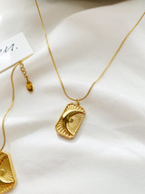 Luna Necklace - 18k Gold Plated