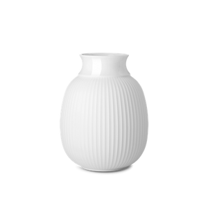 Lyngby Curve Vase H17.5 - White Lyngby Curve Vase H17.5 - White