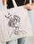 The Line Art Woman Tote Bag