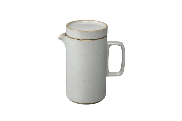 Hasami Porcelain Tall Tea Pot - Gloss Grey