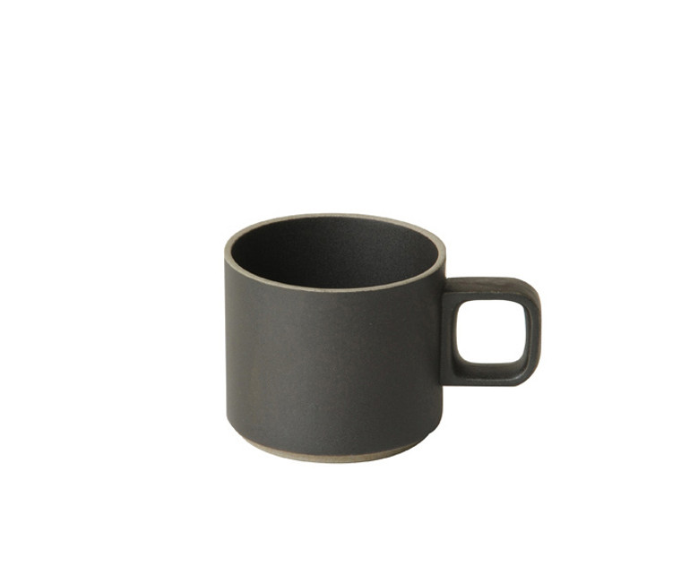 Hasami Porcelain Mug 11oz - Matte Black