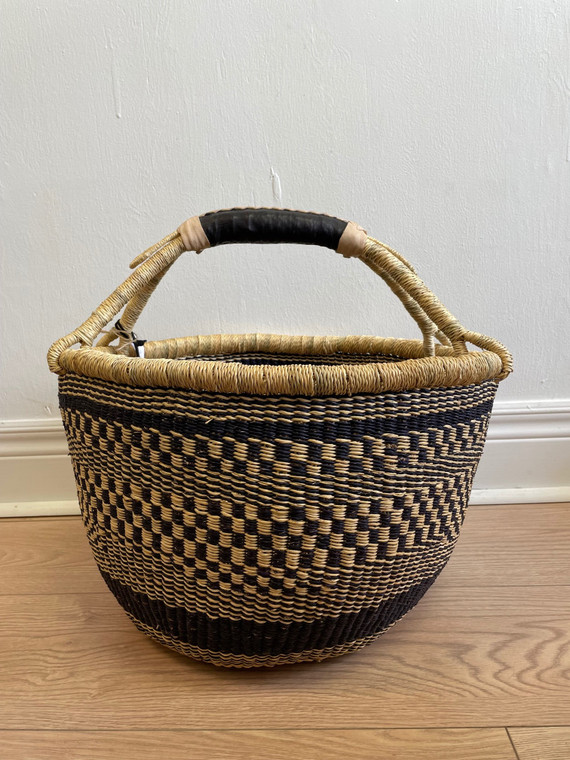 Elephant Grass Large Storage Basket #3