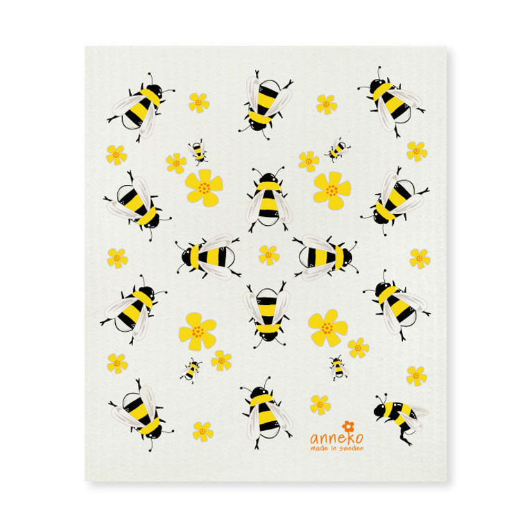 Swedish Dish Cloth - Bees