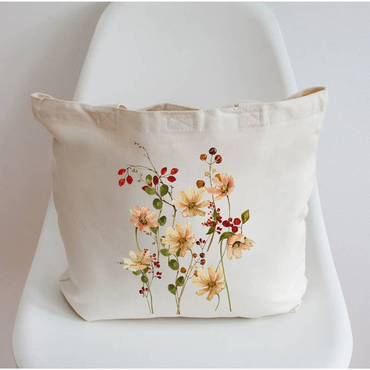 The Wildflower Watercolour Tote Bag