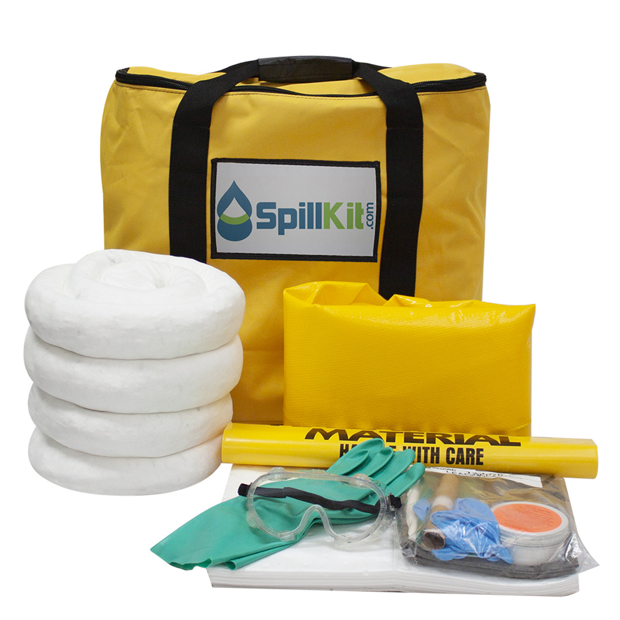 Oil/Fuel Spill Kit Complete – 200L PVC carry bag – Enviro-Tech SA