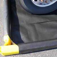 Tire Mat, 2 Pieces, for Spill Berms, Black