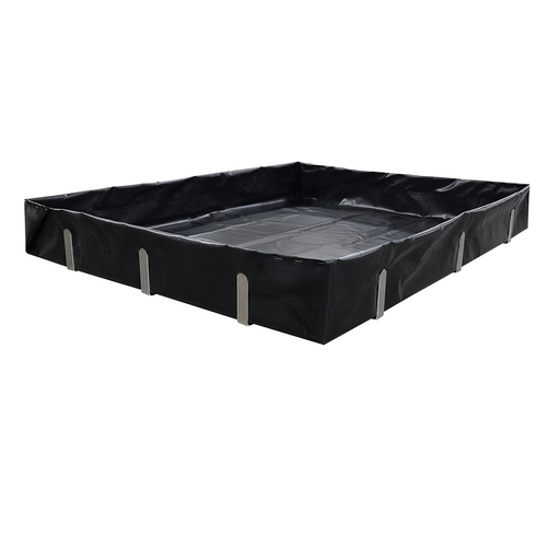 Aluminum 1' L-Bracket Spill Berms, Black