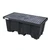 2 Drum Nestable Spill Pallet, 66-Gallon Spill Capacity, Black