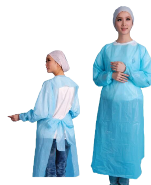 GNCPE4779LT 47" x 55" CPE Isolation Gown