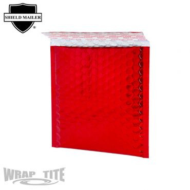 MBM7675R 7 X 6.75 Metallic Bub Mailers RED 250 cs