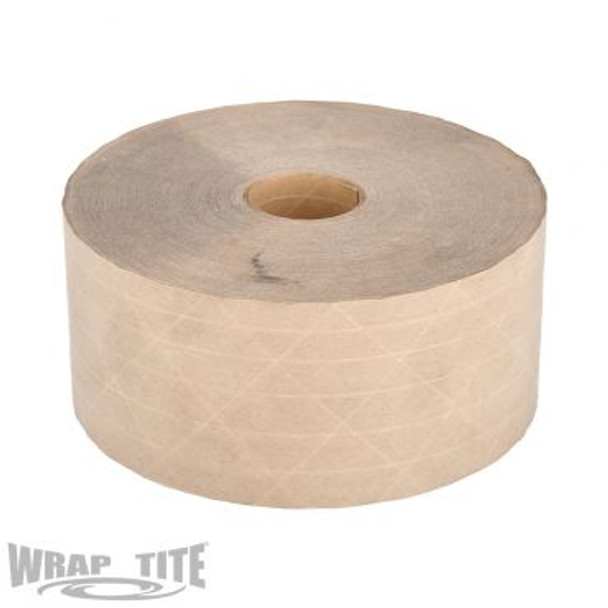 GTI72KAR-IT 72mm x 450' Central 240 Kraft re-inforced Gum Tape Industrial Grade 10 rls cs