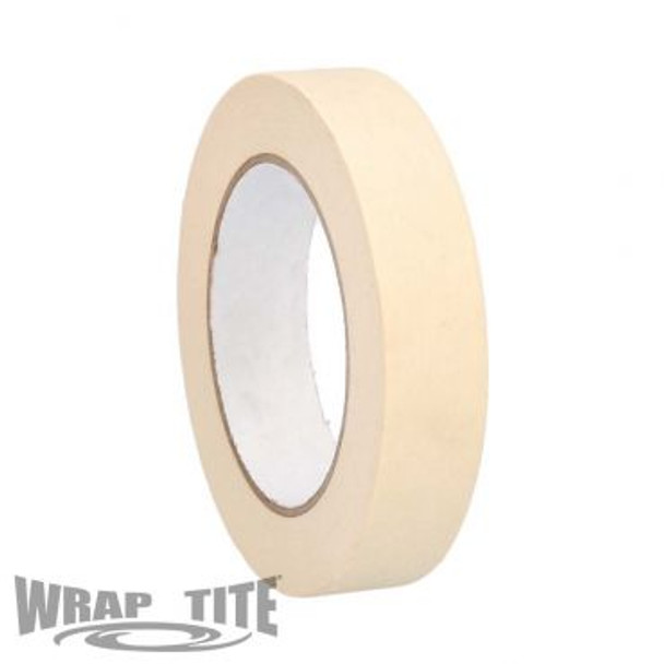 MSTI4924W 1" x 60 yards White Industrial Grade Masking Tape 36 rls cs