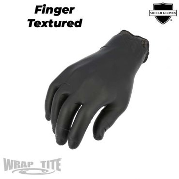 GLNMPFB6-XL Black Barrier Nitrile EXAM Powder Free XL; 100 box- Finger Textured Fentanyl Approved