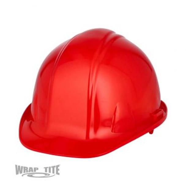 HH4PRR Red HDPE Hard Hat ANSI Type 1 Class E. 4 Point Ratchet Headband. 16 MSTR. 