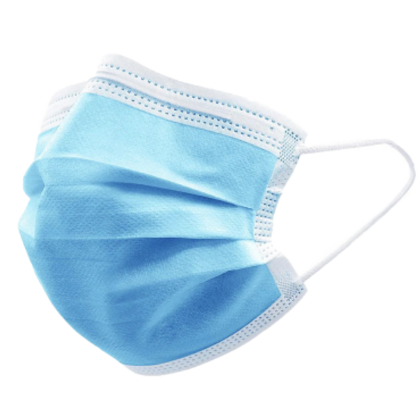 MSKGDNWLA Blue 3 Ply Disposable Face Mask with Ear Loop;