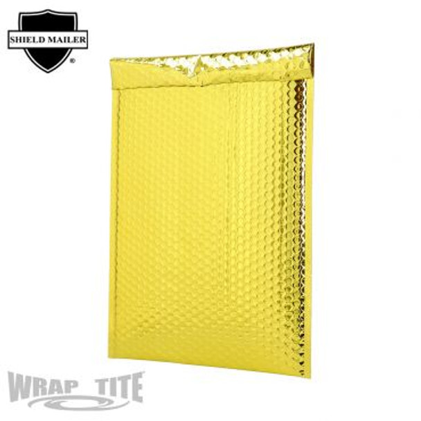 MBM13175GD 13 x 17.5 Metallic Bubble Mailers GOLD 100 cs