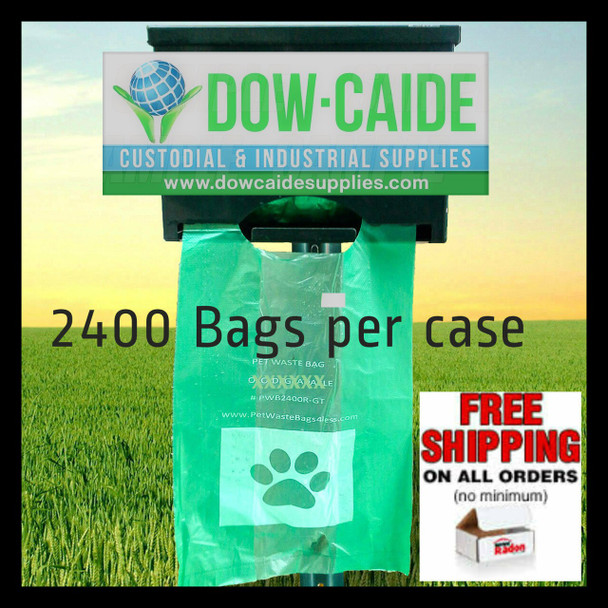 Pet Waste bags for POOPY POUCH dispensers 400 bags per roll and 6 rolls per case (2400 bags per case ) *WITH T-SHIRT DESIGN

7x2.5 x13

TIE EZ Style       EASY TIE Tabbed style   easy tie pet waste bags,easy tie dog waste bags,POOPY POUCH DOGGY POO BAGS refills

Poopy Pouch & PetMitten® replacement waste bags 6 rolls of 400 bags Scented with Tie Handles 

#SD-6-400 -Replacement/Refil bags fit Dispenser PP-DSP-06-HGR

 

 

 

Bulk Discounts for Pet Waste Bag ( Poopy Pouch SD-6-400 replacement bags )

Below are the available bulk discount rates for each individual item when you purchase a certain amount

Buy 2 - 4 and pay only $69.99 each
Buy 5 - 9 and pay only $64.99
Buy 10 +  and pay only $54.99 each
 