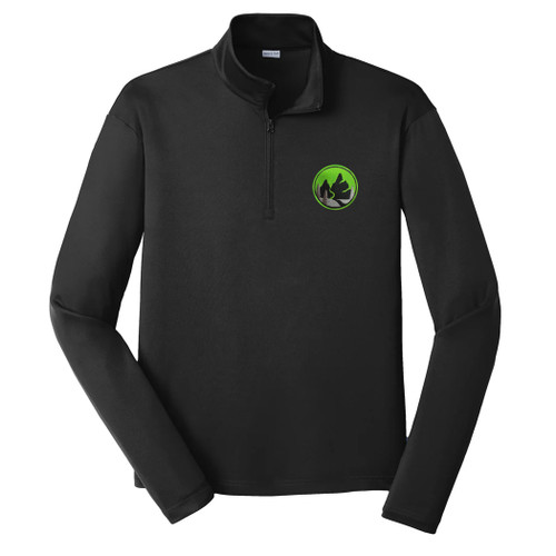 Adult Lightweight Performance 1/4 Zip Pullover - Black