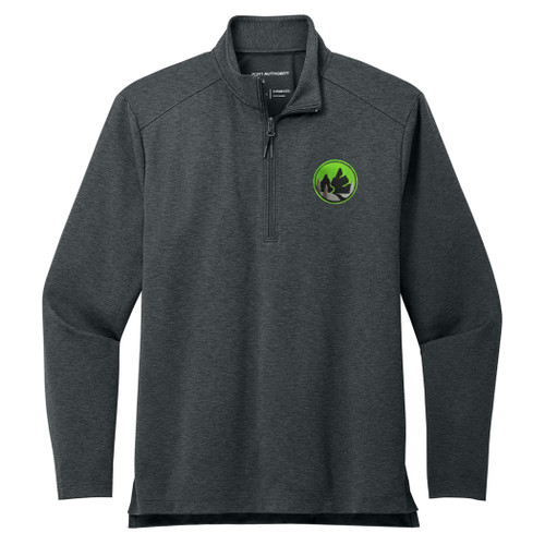 Adult Midweight Performance 1/4 Zip Pullover - Grey Steel Heather