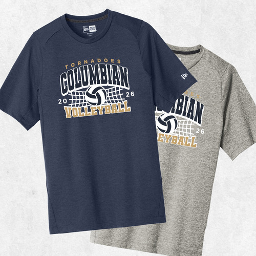 Tiffin Columbian Volleyball New Era® Series Performance Crew Tee