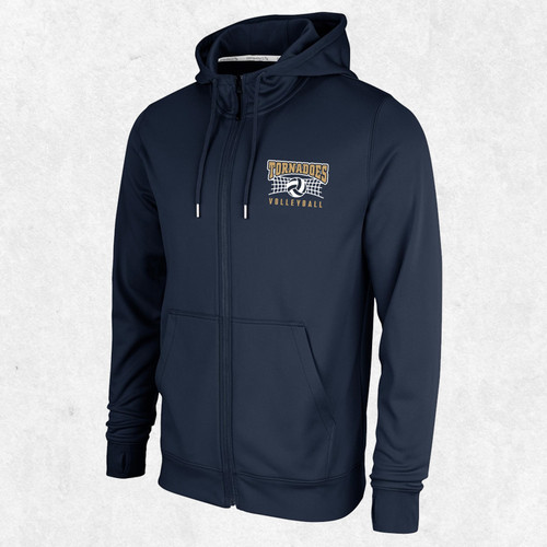 Columbian Volleyball Team Warmup Champro Lineup Fleece Zip Up Hoodie