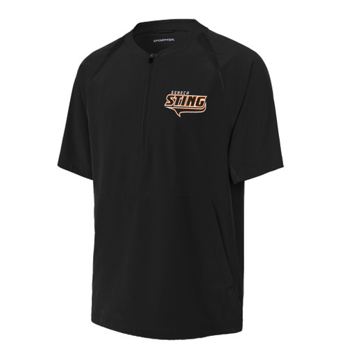 Seneca Sting Baseball Sport-Tek® Repeat 1/2-Zip Short Sleeve Jacket