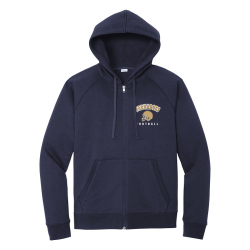 Tiffin Columbian Football Sport-Tek Fleece Hooded Full-Zip