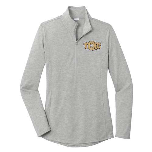 Tiffin Columbian Girls Cross Country Sport-Tek Women's Tri-Blend Wicking 1/4-Zip Pullover