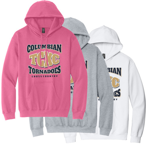Tiffin Columbian Girls Cross Country Gildan Softstyle Midweight Fleece Hoodie