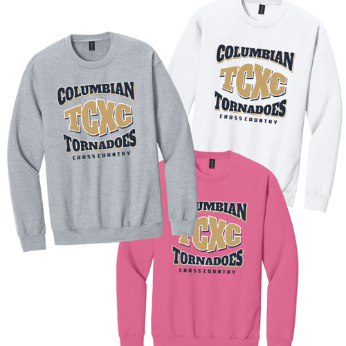 Tiffin Columbian Girls Cross Country Gildan Softstyle Crewneck Sweatshirt