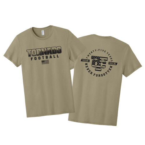 Tiffin Columbian Football Military Night Jerzees Cotton T-Shirt
