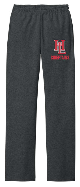 Open Bottom Sweatpants With Pockets