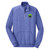Adult Lightweight  1/4 Zip Pullover Sweatshirt - Heathered Deep Royal