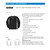 Adult V-Neck Raglan Wind Shirt - Black/White