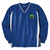 Adult V-Neck Raglan Wind Shirt - True Royal/White