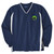 Adult V-Neck Raglan Wind Shirt - True Navy/White