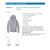 Adult Core Fleece Full-Zip Hooded Sweatshirt - Black