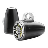 JL Audio 93537 M3 7.7 Inch Satin Black Enclosed Tower Coaxial Marine Speakers