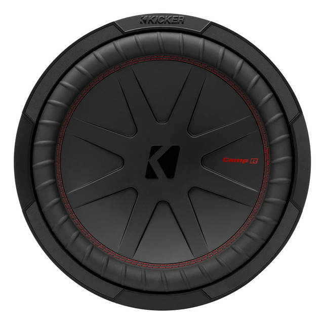 Kicker 48CWR124 CompR Series 12 Inch Car Subwoofer with Dual 4 Ohm Voice Coils Kicker 48CWR124 CompR Series 12 Inch Car Subwoofer with Dual 4 Ohm Voice Coils