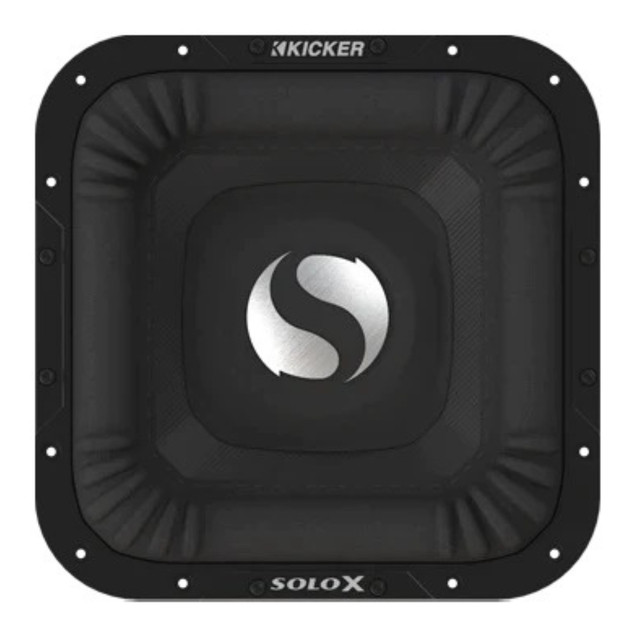 Kicker SoloX 49L7X121 12" 1 Ohm Car Subwoofer - 3" Aluminum Voice Coil Former