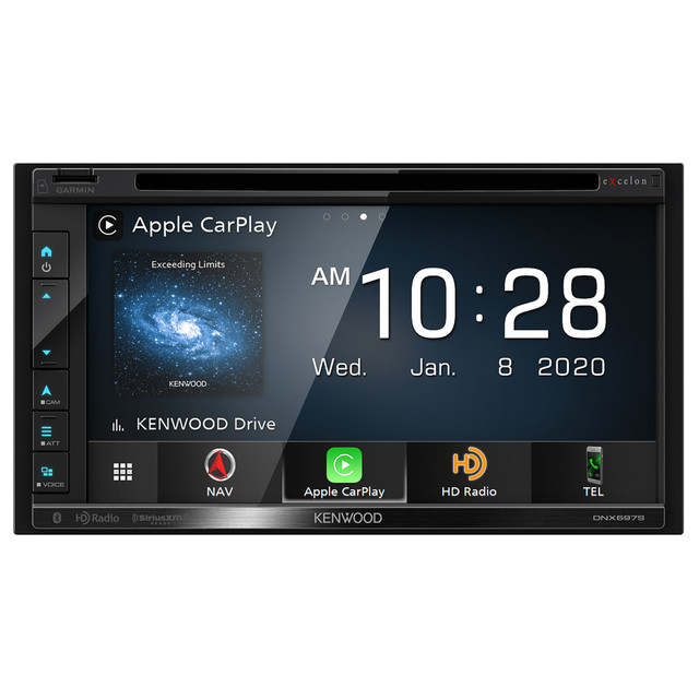 Kenwood eXcelon DNX697S 6.8" DVD Navigation Receiver w/ Apple CarPlay
